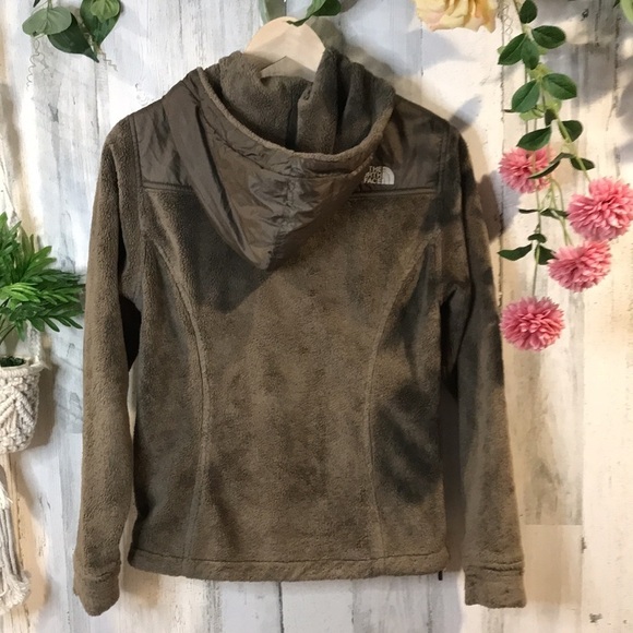 The North Face Brown Fuzzy Zip Up Jacket - Picture 5 of 9